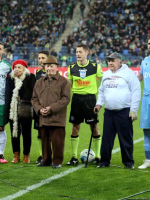 On the eve of the International Holocaust Day: the Haifa Maccabi FootbalI and Basketball Clubs hosted the Holocaust Survivors